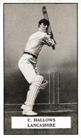1926 Gallaher Cigarettes Famous Cricketers #54 Charlie Hallows Front