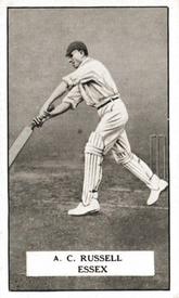 1926 Gallaher Cigarettes Famous Cricketers #63 Jack Russell Front