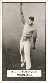 1926 Gallaher Cigarettes Famous Cricketers #67 Bernard Bosanquet Front