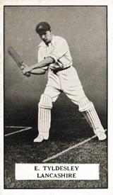 1926 Gallaher Cigarettes Famous Cricketers #69 Ernest Tyldesley Front