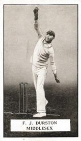 1926 Gallaher Cigarettes Famous Cricketers #71 Jack Durston Front
