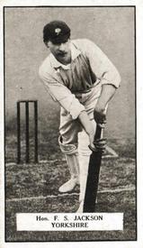 1926 Gallaher Cigarettes Famous Cricketers #91 Stanley Jackson Front