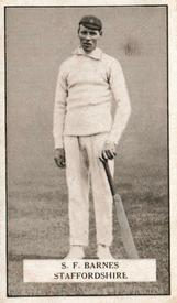 1926 Gallaher Cigarettes Famous Cricketers #100 Sydney Barnes Front