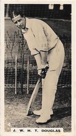 1926 Wills's English Cricketers (New Zealand Issue) #4 Johnny Douglas Front