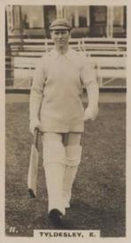1926 Wills's English Cricketers (New Zealand Issue) #11 Ernest Tyldesley Front