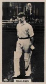 1926 Wills's English Cricketers (New Zealand Issue) #18 Charlie Hallows Front