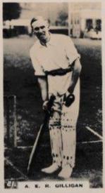 1926 Wills's English Cricketers (New Zealand Issue) #21 Arthur Gilligan Front