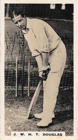 1926 British American Tobacco English Cricketers New Zealand Issue #4 Johnny Douglas Front