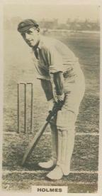 1926 British American Tobacco English Cricketers New Zealand Issue #7 Percy Holmes Front