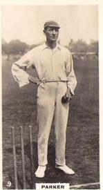 1926 British American Tobacco English Cricketers New Zealand Issue #9 Charlie Parker Front