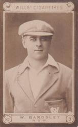 1926 Wills's Cricketers #3 Warren Bardsley Front