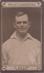 1926 Wills's Cricketers #18 Jack Ellis Front