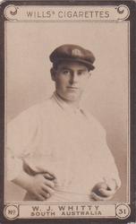1926 Wills's Cricketers #31 Bill Whitty Front