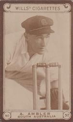 1926 Wills's Cricketers #37 Albert Ambler Front