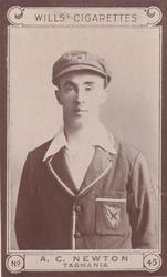 1926 Wills's Cricketers #45 Arthur Newton Front