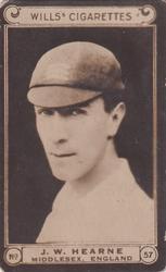 1926 Wills's Cricketers #57 John Hearne Front