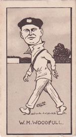 1926 R & J Hill Caricatures Of Famous Cricketers #13 Bill Woodfull Front