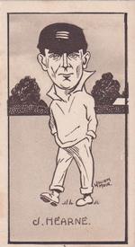 1926 R & J Hill Caricatures Of Famous Cricketers #19 John Hearne Front