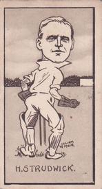 1926 R & J Hill Caricatures Of Famous Cricketers #29 Herbert Strudwick Front