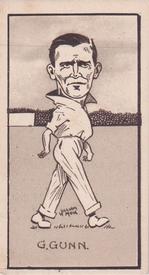 1926 R & J Hill Caricatures Of Famous Cricketers #34 George Gunn Front