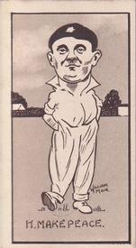 1926 R & J Hill Caricatures Of Famous Cricketers #35 Harry Makepeace Front