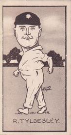 1926 R & J Hill Caricatures Of Famous Cricketers #40 Richard Tyldesley Front