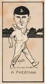 1926 R & J Hill Caricatures Of Famous Cricketers #48 Alfred Freeman Front