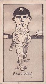 1926 R & J Hill Caricatures Of Famous Cricketers #49 Frank Watson Front