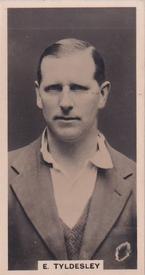 1928 J.Millhoff & Co Famous Test Cricketers #7 Ernest Tyldesley Front