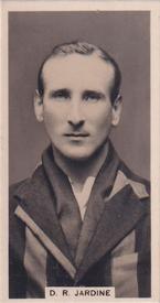 1928 J.Millhoff & Co Famous Test Cricketers #11 Douglas Jardine Front
