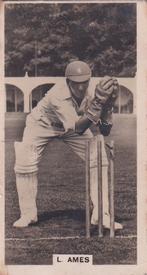 1928 J.Millhoff & Co Famous Test Cricketers #19 Les Ames Front
