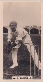 1928 J.Millhoff & Co Famous Test Cricketers #25 Bert Oldfield Front
