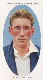 1936 Churchman's Cricketers #15 Tom Goddard Front