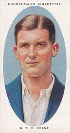 1936 Churchman's Cricketers #18 George Heane Front