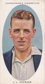 1936 Churchman's Cricketers #21 John Hopwood Front