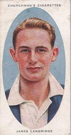 1936 Churchman's Cricketers #23 James Langridge Front