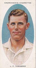 1936 Churchman's Cricketers #43 Leslie Townsend Front