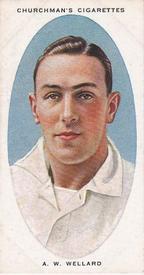 1936 Churchman's Cricketers #48 Arthur Wellard Front