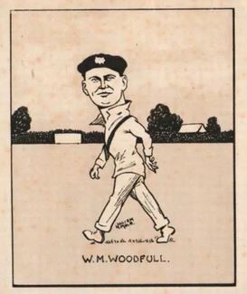 1926 R & J Hill Caricatures Of Famous Cricketers (Large) #13 Bill Woodfull Front