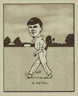 1926 R & J Hill Caricatures Of Famous Cricketers (Large) #42 Ewart Astill Front