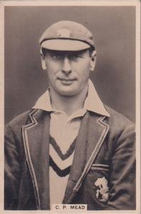 1928 J.Millhoff & Co Famous Test Cricketers (Large) #12 Phil Mead Front