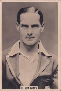1928 J.Millhoff & Co Famous Test Cricketers (Large) #14 Herbert Sutcliffe Front