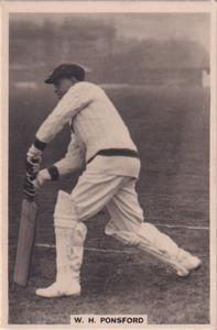 1928 J.Millhoff & Co Famous Test Cricketers (Large) #21 Bill Ponsford Front