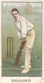 1903 Wills's Cricketers #8 Len Braund Front