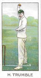 1903 Wills's Cricketers #9 Hugh Trumble Front