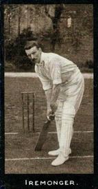 1912 F & J Smith Series Of 50 Cricketers #2 James Iremonger Front