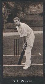 1912 F & J Smith Series Of 50 Cricketers #37 Gordon White Front
