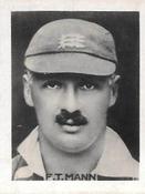 1922 Amalgamated Press Young Britain Favourite Cricketers #1 Frank Mann Front