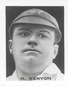 1922 Amalgamated Press Young Britain Favourite Cricketers #11 Myles Kenyon Front
