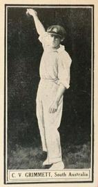1926 D.C.Thompson The Worlds Best Cricketers (Rover) #20 Clarrie Grimmett Front